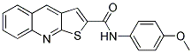 N-(4-METHOXYPHENYL)THIENO[2,3-B]QUINOLINE-2-CARBOXAMIDE 结构式