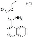 Ethyl 3-amino-3-(1-naphthyl)propanoate hydrochloride 结构式