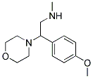 [2-(4-METHOXYPHENYL)-2-MORPHOLIN-4-YLETHYL]METHYLAMINE 结构式