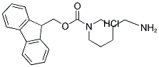 3-Aminomethyl-1-N-Fmoc-piperidine hydrochloride 结构式