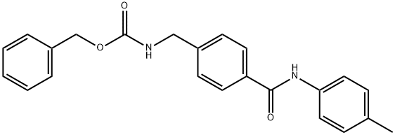 BENZYL N-[4-(4-TOLUIDINOCARBONYL)BENZYL]CARBAMATE 结构式