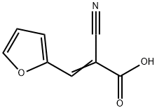 2-CYANO-3-FURAN-2-YL-ACRYLIC ACID 结构式