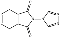 2-(4H-1,2,4-TRIAZOL-4-YL)-3A,4,7,7A-TETRAHYDRO-1H-ISOINDOLE-1,3(2H)-DIONE 结构式