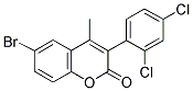 6-BROMO-3(2',4'-DICHLOROPHENYL)-4-METHYLCOUMARIN 结构式