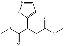 2-(异噁唑-5-基)琥珀酸二甲酯 结构式