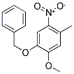 4-BENZYLOXY-5-METHOXY-2-NITROTOLUENE 结构式