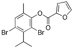 2,4-DIBROMO-3-ISOPROPYL-6-METHYLPHENYL 2-FUROATE 结构式