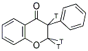 2,3-DIHYDROISOFLAVONE, [2,3-3H]- 结构式