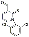 1-(2,6-DICHLOROPHENYL)-2-THIOXO-1,2-DIHYDROPYRIDINE-3-CARBALDEHYDE 结构式