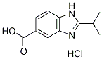 2-异丙基-1H-苯并[D]咪唑-5-羧酸盐酸盐 结构式