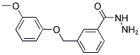 3-(3-METHOXY-PHENOXYMETHYL)-BENZOIC ACID HYDRAZIDE 结构式