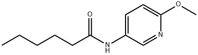 N-(6-METHOXY-3-PYRIDYL)HEXANAMIDE 结构式