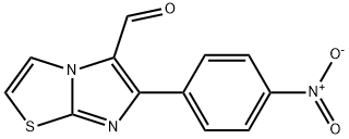 6-(4-硝基苯基)咪唑并[2,1-B]噻唑-5-甲醛 结构式