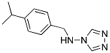 N-(4-ISOPROPYLBENZYL)-4H-1,2,4-TRIAZOL-4-AMINE 结构式