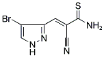 3-(4-BROMO-1H-PYRAZOL-3-YL)-2-CYANOPROP-2-ENETHIOAMIDE 结构式