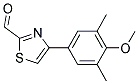 4-(4-Methoxy-3,5-dimethylphenyl)thiazole-2-carbaldehyde