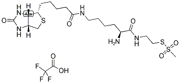 BIOCYTINAMIDOETHYL METHANETHIOSULFONATE, TRIFLUOROACETIC ACID SALT 结构式