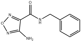 4-氨基-N-苄基-1,2,5-噁二唑-3-甲酰胺 结构式