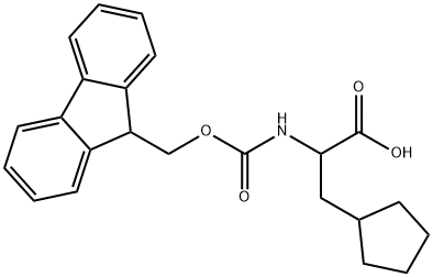 FMOC-3-环戊基-DL-丙氨酸 结构式