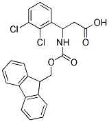 3-N-FMOC-3-(2,3-DICHLOROPHENYL)PROPIONIC ACID 结构式