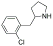 2-(2-CHLOROBENZYL)PYRROLIDINE 结构式