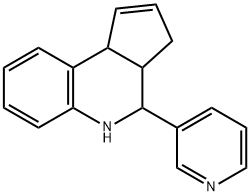 4-(吡啶-3-基)-3A,4,5,9B-四氢-3H-环戊[C]喹啉 结构式