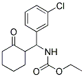 ETHYL N-[(3-CHLOROPHENYL)(2-OXOCYCLOHEXYL)METHYL]CARBAMATE 结构式