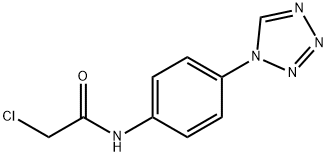 N-(4-(1H-四唑-1-基)苯基)-2-氯乙酰胺 结构式