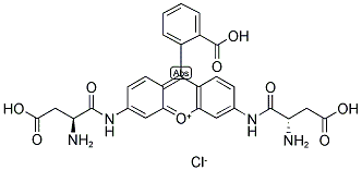 (L-ASP)2 RHODAMINE 110 结构式