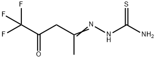 2-(4,4,4-TRIFLUORO-1-METHYL-3-OXOBUTYLIDENE)-1-HYDRAZINECARBOTHIOAMIDE 结构式