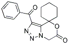 3'-BENZOYLSPIRO[CYCLOHEXANE-1,4'-[1,2,3]TRIAZOLO[5,1-C][1,4]OXAZIN]-6'(7'H)-ONE 结构式