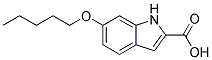 6-(PENTYLOXY)-1H-INDOLE-2-CARBOXYLIC ACID 结构式