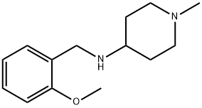 (2-甲氧基-苄基)-(1-甲基-哌啶-4-基)-胺 结构式