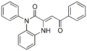 (3Z)-3-(2-OXO-2-PHENYLETHYLIDENE)-1-PHENYL-3,4-DIHYDROQUINOXALIN-2(1H)-ONE 结构式