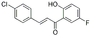 4-CHLORO-5'-FLUORO-2'-HYDROXYCHALCONE 结构式