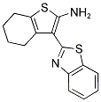 3-BENZOTHIAZOL-2-YL-4,5,6,7-TETRAHYDRO-BENZO[B]THIOPHEN-2-YLAMINE 结构式