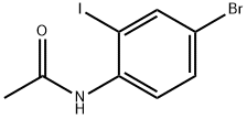 4-溴-2-碘苯乙酰胺 结构式