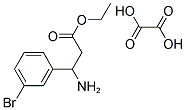 ETHYL 3-AMINO-3-(3-BROMOPHENYL)PROPANOATE OXALATE 结构式