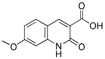 7-METHOXY-2-OXO-1,2-DIHYDRO-QUINOLINE-3-CARBOXYLIC ACID 结构式