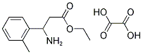 ETHYL 3-AMINO-3-(2-METHYLPHENYL)PROPANOATE OXALATE 结构式