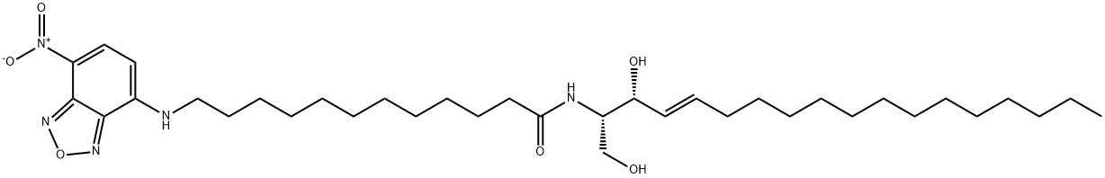 C12NBD-神经酰胺 结构式