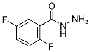 2,5-DIFLUOROBENZOIC ACID HYDRAZIDE 结构式