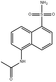 5-ACETAMIDONAPHTHALENE-1-SULFONAMIDE 结构式
