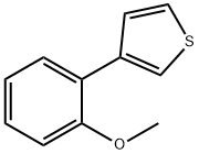 3-(2-METHOXY-PHENYL)-THIOPHENE 结构式