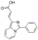 (2E)-3-(3-PHENYLIMIDAZO[1,5-A]PYRIDIN-1-YL)ACRYLIC ACID 结构式