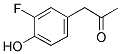 (3-FLUORO-4-HYDROXYPHENYL)ACETONE 结构式