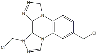 3,10-BIS(CHLOROMETHYL)DI[1,2,4]TRIAZOLO[4,3-A:3,4-C]QUINOXALINE 结构式