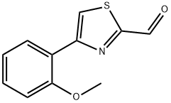 4-(2-甲氧苯基)-2-甲酰基噻唑 结构式