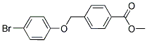 4-(4-Bromo-phenoxymethyl)-benzoic acid methyl ester 结构式
