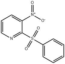 3-NITRO-2-(PHENYLSULFONYL)PYRIDINE 结构式